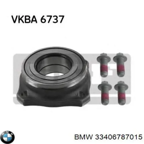 33406787015 BMW Piasta tylna