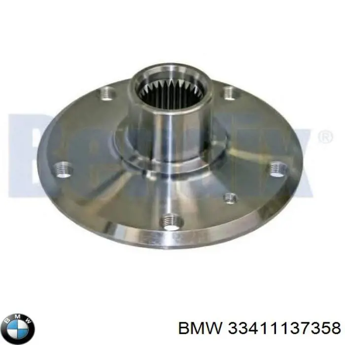 33411137358 BMW piasta tylna