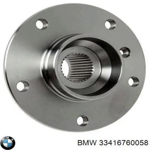 33416760058 BMW Piasta tylna