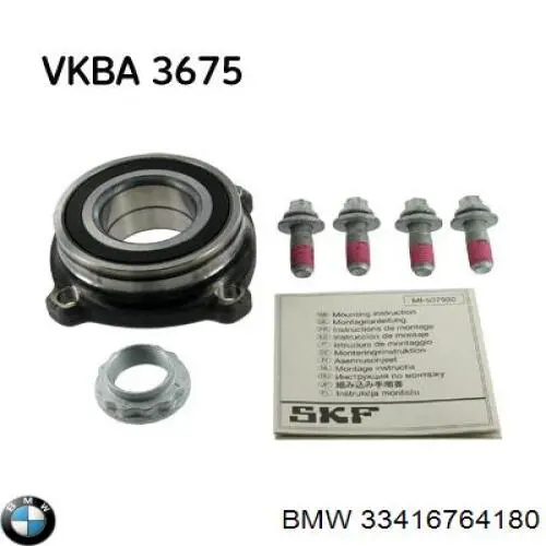 Do koszyka 33416764180 BMW Lożysko piasty tylnej