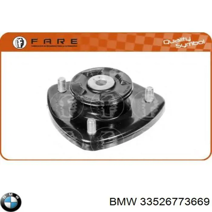 Do koszyka 33526773669 BMW Poduszka amortyzatora tylnego