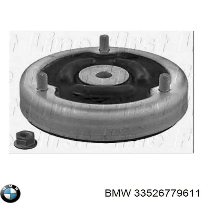 Do koszyka 33526779611 BMW Poduszka amortyzatora tylnego