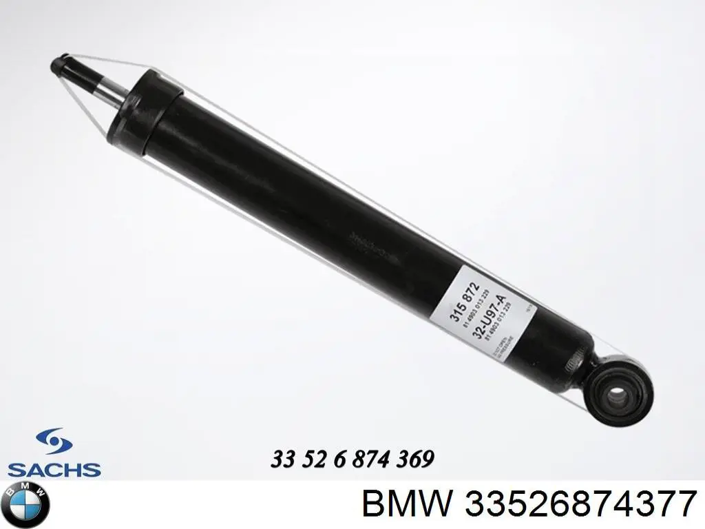 33526874377 BMW Amortyzator tylny