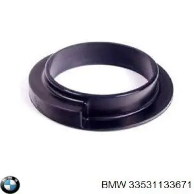 Do koszyka 33531133671 BMW Podkładka (pierścień gumowy) sprężyny tylnej dolny
