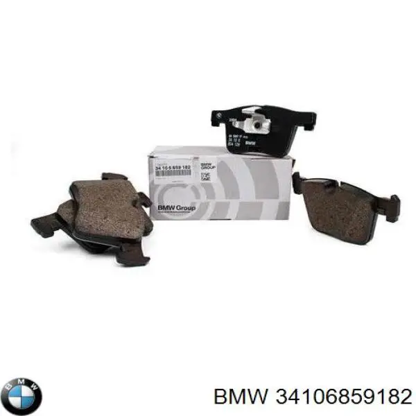Klocki hamulcowe przednie tarczowe BMW 34106859182 cena, od 34,14 USD