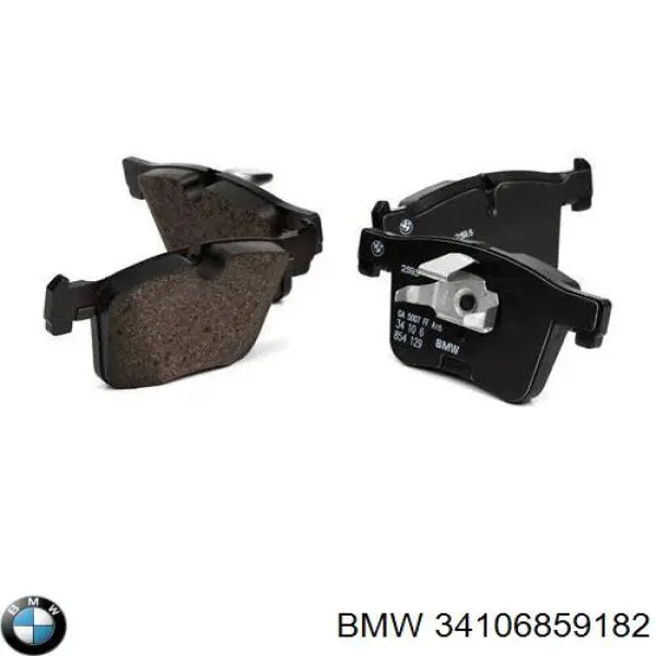 Do koszyka 34106859182 BMW Klocki hamulcowe przednie tarczowe