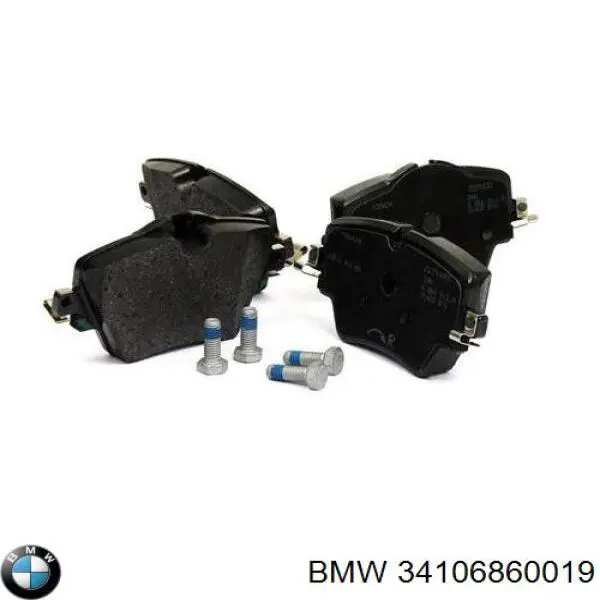 Klocki hamulcowe przednie tarczowe BMW 34106860019 cena, od 37,92 USD