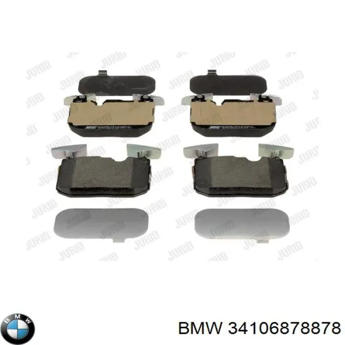 Do koszyka 34106878878 BMW Klocki hamulcowe przednie tarczowe
