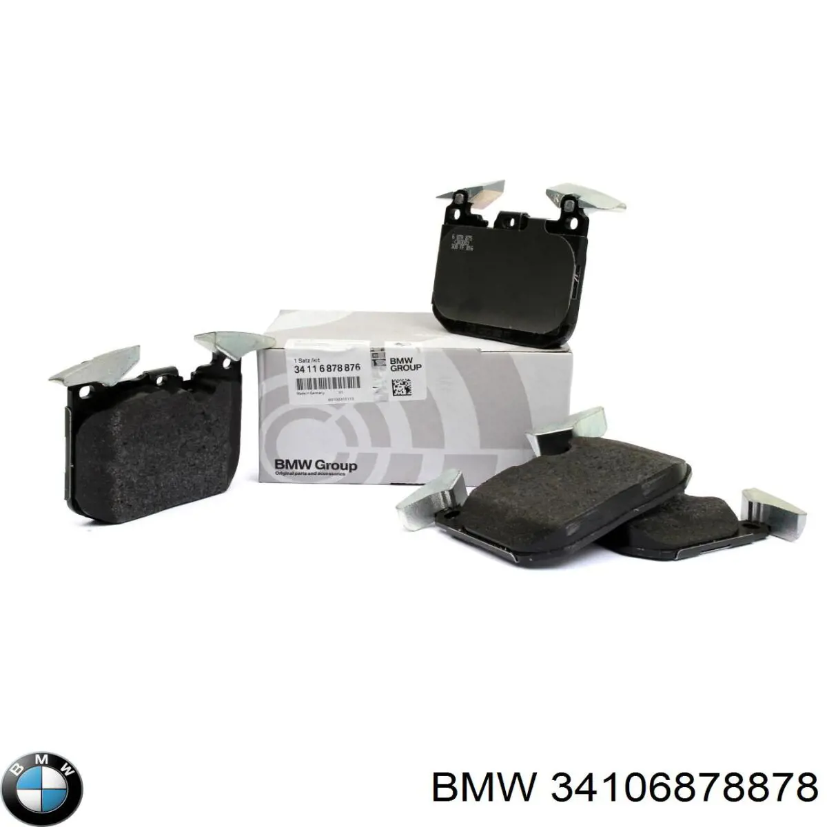 Klocki hamulcowe przednie tarczowe BMW 34106878878 cena, od 48,30 USD
