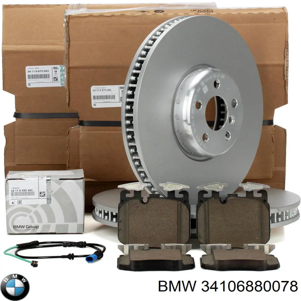34106880078 BMW Tarcza hamulcowa przednia