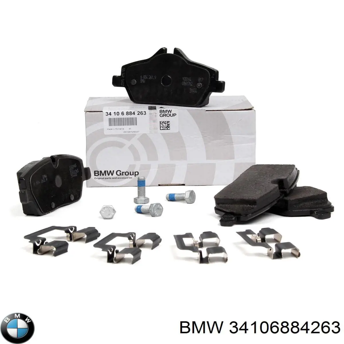 34106884263 BMW Klocki hamulcowe przednie tarczowe