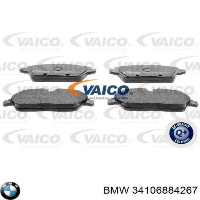 34106884267 BMW Klocki hamulcowe przednie tarczowe