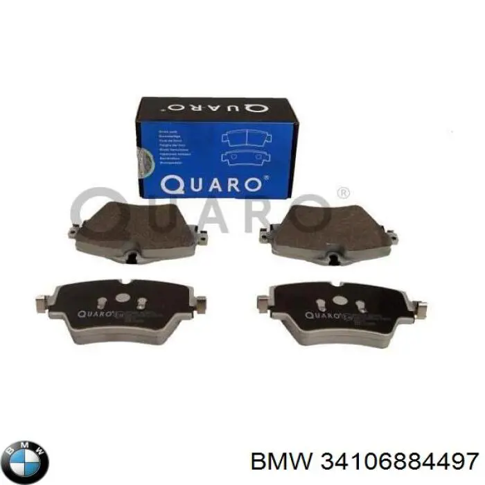 34106884497 BMW Klocki hamulcowe przednie tarczowe