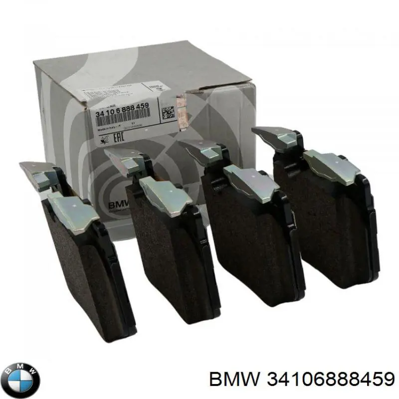 Klocki hamulcowe przednie tarczowe BMW 34106888459 cena, od 66,00 USD