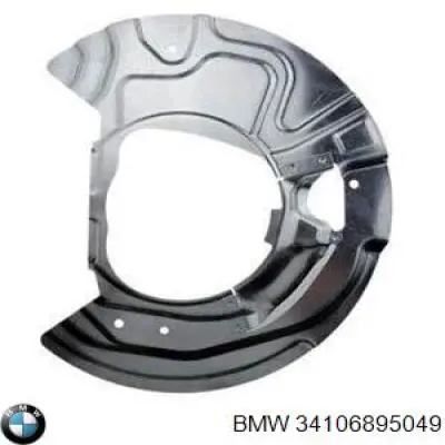 34106895049 BMW Osłona tarczy hamulcowej przedniej lewej