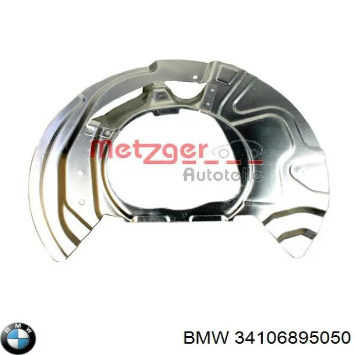 Osłona tarczy hamulcowej przedniej prawej BMW 34106895050 cena, od 30,44 USD