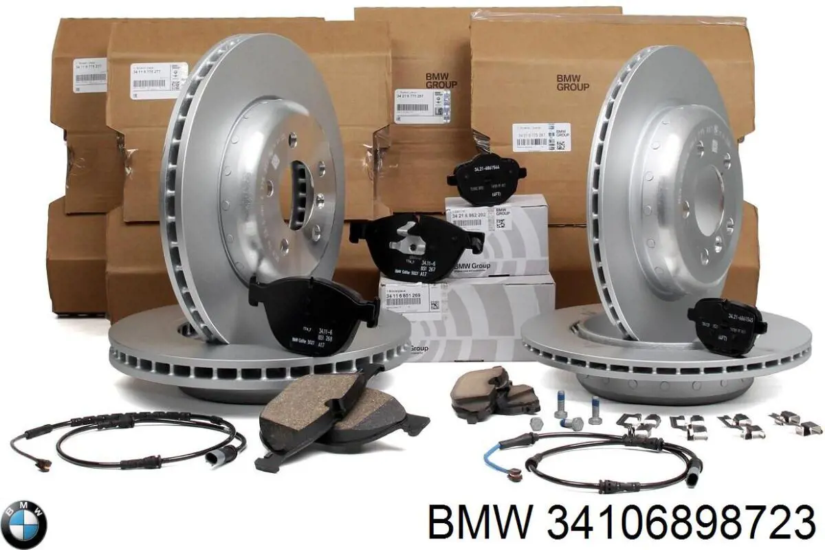 Do koszyka 34106898723 BMW Tarcza hamulcowa przednia