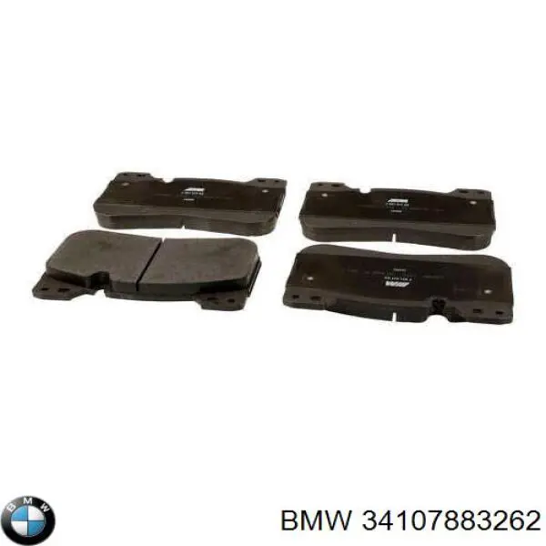 34107883262 BMW Klocki hamulcowe przednie tarczowe