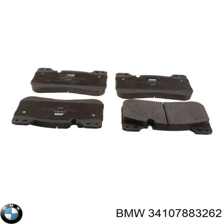 Klocki hamulcowe przednie tarczowe BMW 34107883262 cena, od 143,49 USD