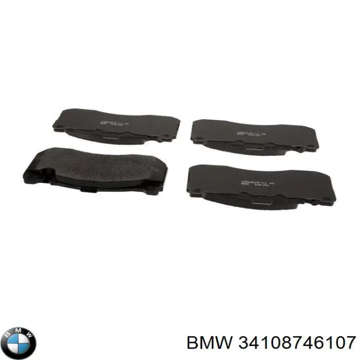 34108746107 BMW Klocki hamulcowe przednie tarczowe