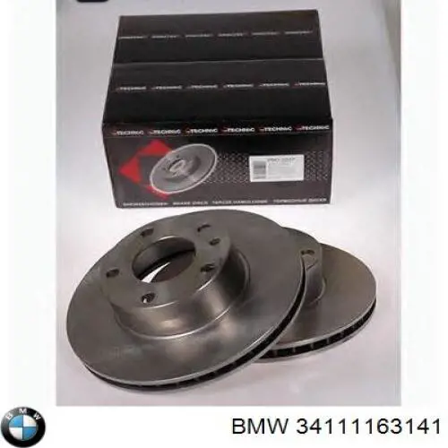 Do koszyka 34111163141 BMW Tarcza hamulcowa przednia