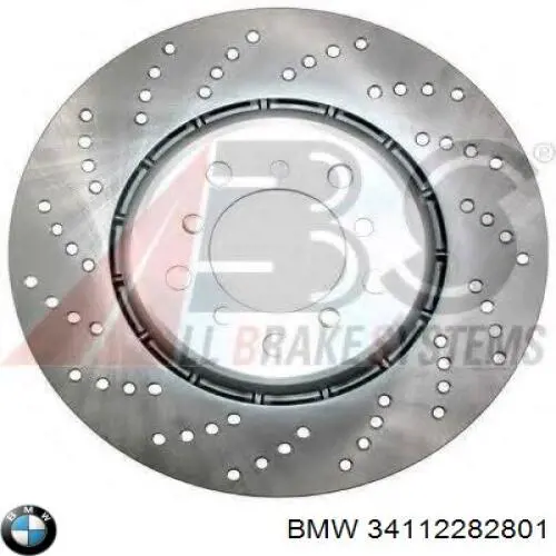 Tarcza hamulcowa przednia BMW 34112282801 cena, od 73,50 USD