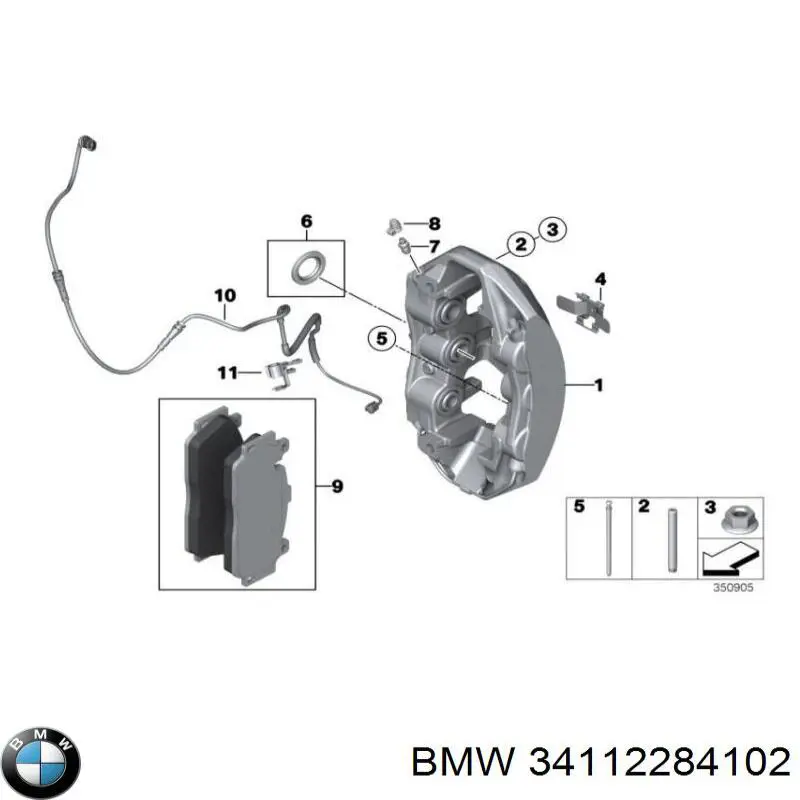 Tarcza hamulcowa przednia BMW 34112284102 cena, od 579,83 USD