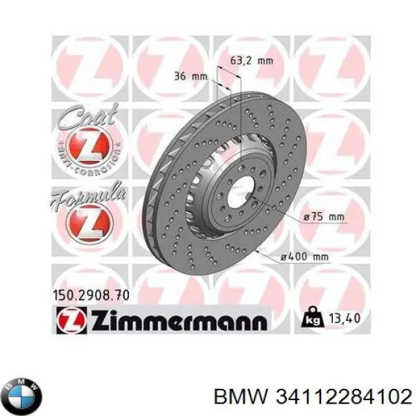  BMW 34112284102
