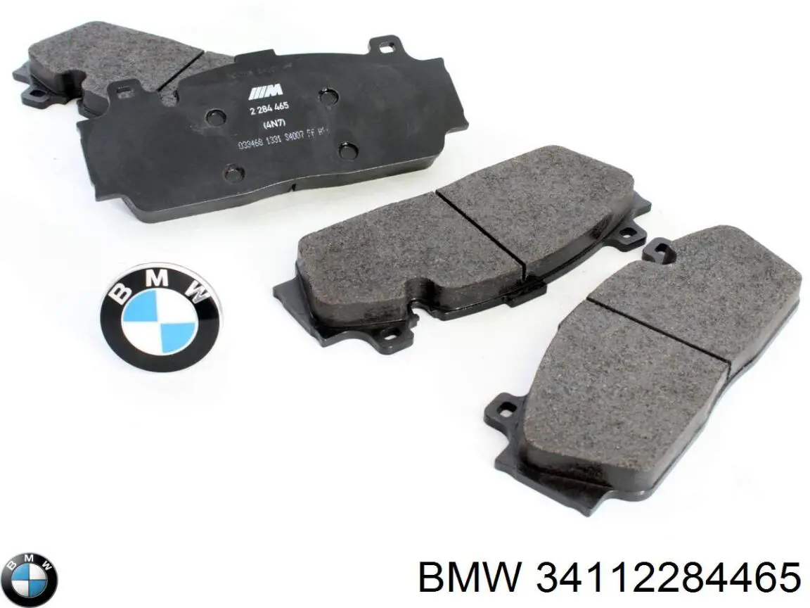 Do koszyka 34112284465 BMW Klocki hamulcowe przednie tarczowe