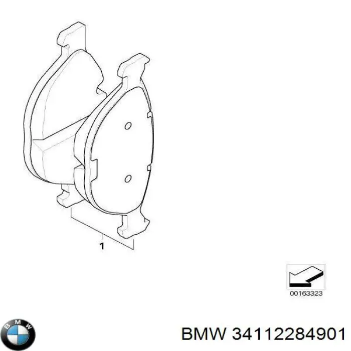 34112284901 BMW Tarcza hamulcowa przednia