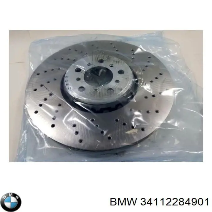 Do koszyka 34112284901 BMW Tarcza hamulcowa przednia