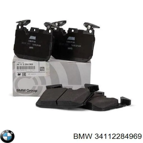 Klocki hamulcowe przednie tarczowe BMW 34112284969 cena, od 55,43 USD