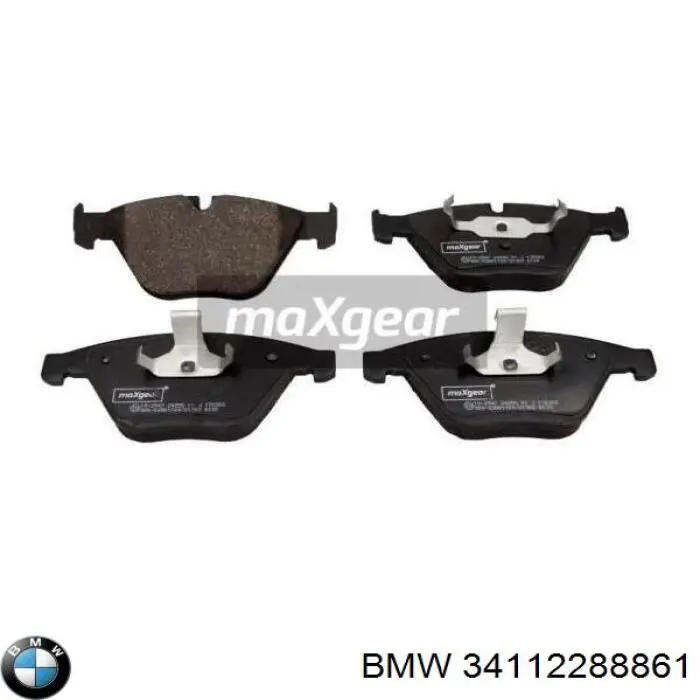 Klocki hamulcowe przednie tarczowe 34112288861 BMW