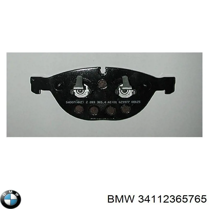 34112365765 BMW Klocki hamulcowe przednie tarczowe
