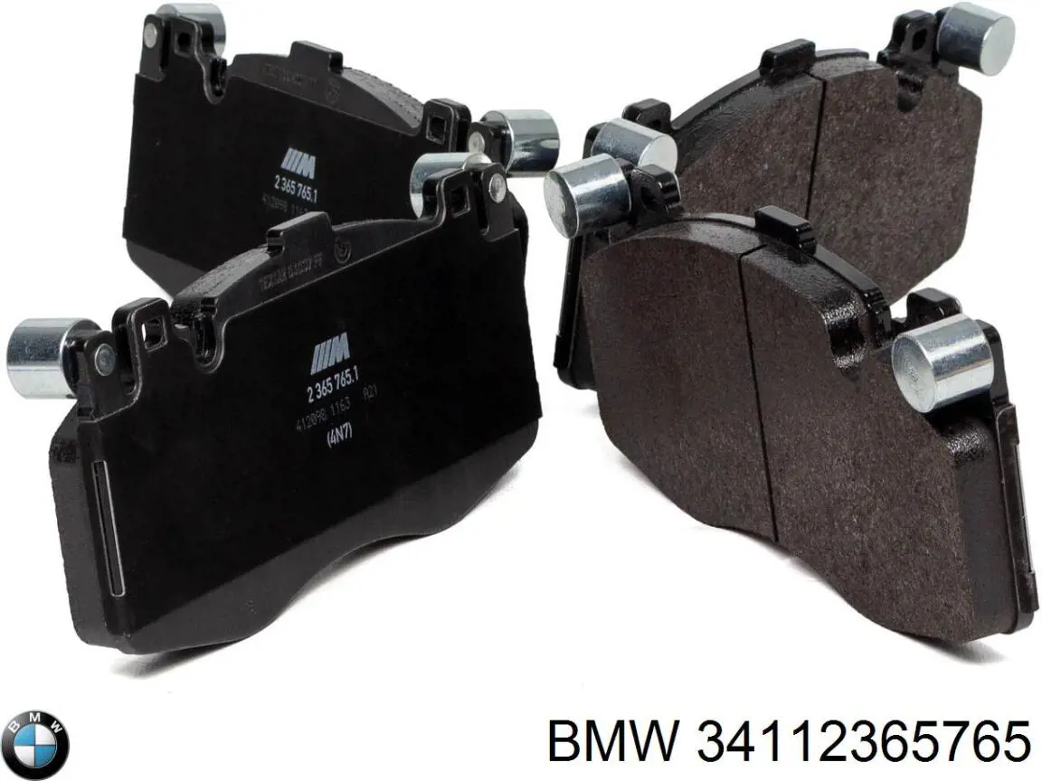 Klocki hamulcowe przednie tarczowe 34112365765 BMW