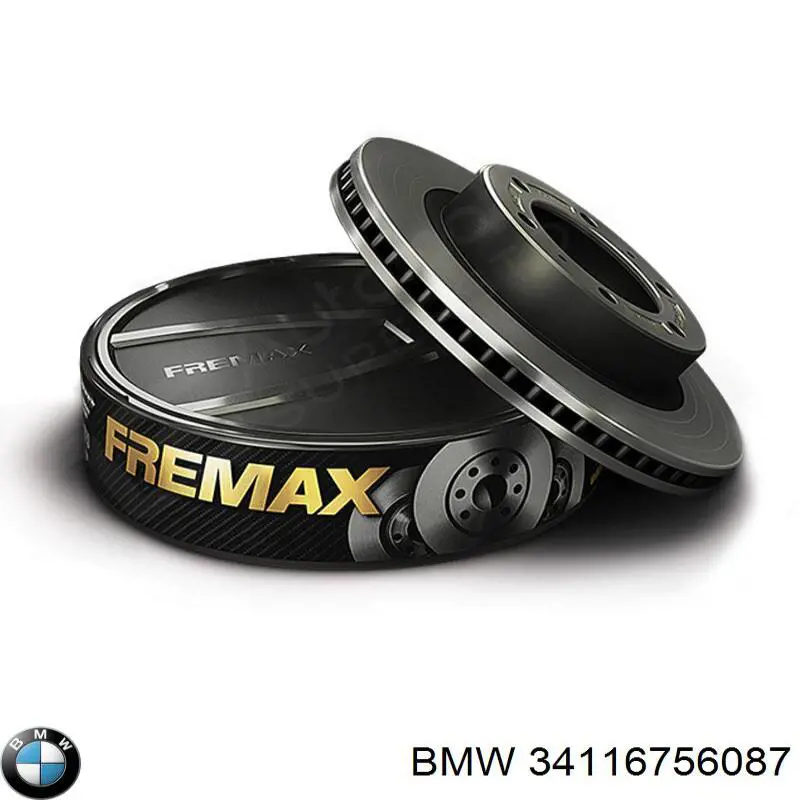 Tarcza hamulcowa przednia BMW 34116756087 cena, od 107,29 USD
