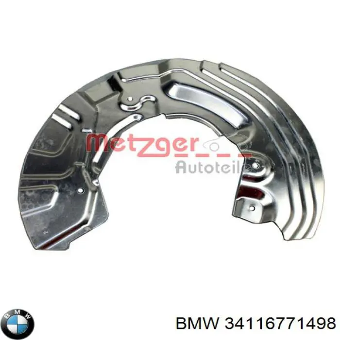 34116771498 BMW osłona tarczy hamulcowej przedniej prawej