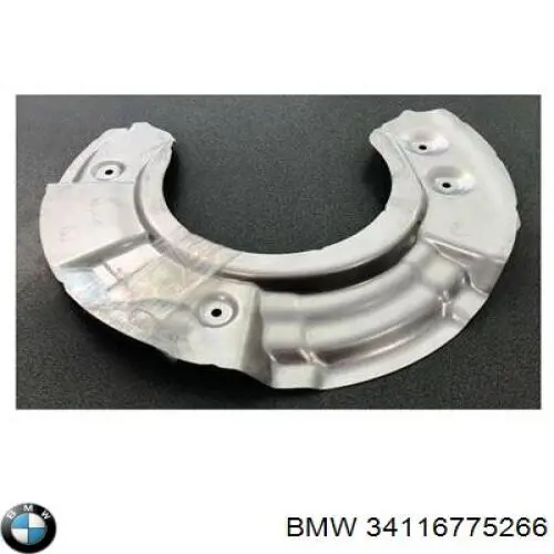34116775266 BMW Osłona tarczy hamulcowej przedniej prawej
