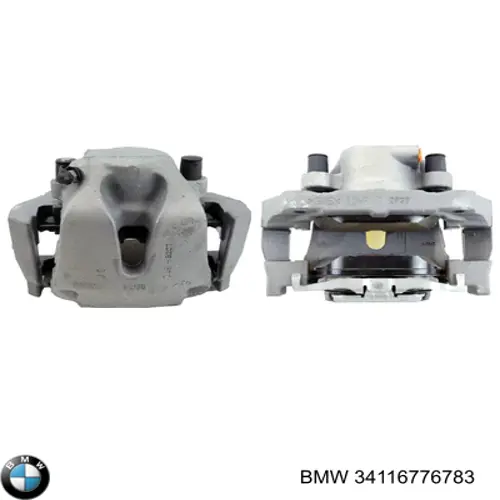 Zacisk hamulcowy przedni lewy BMW 34116776783 cena, od 82,19 USD