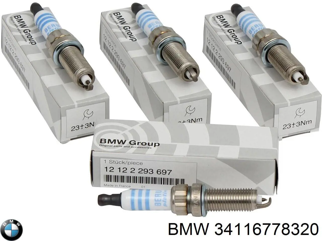 Klocki hamulcowe przednie tarczowe 34116778320 BMW