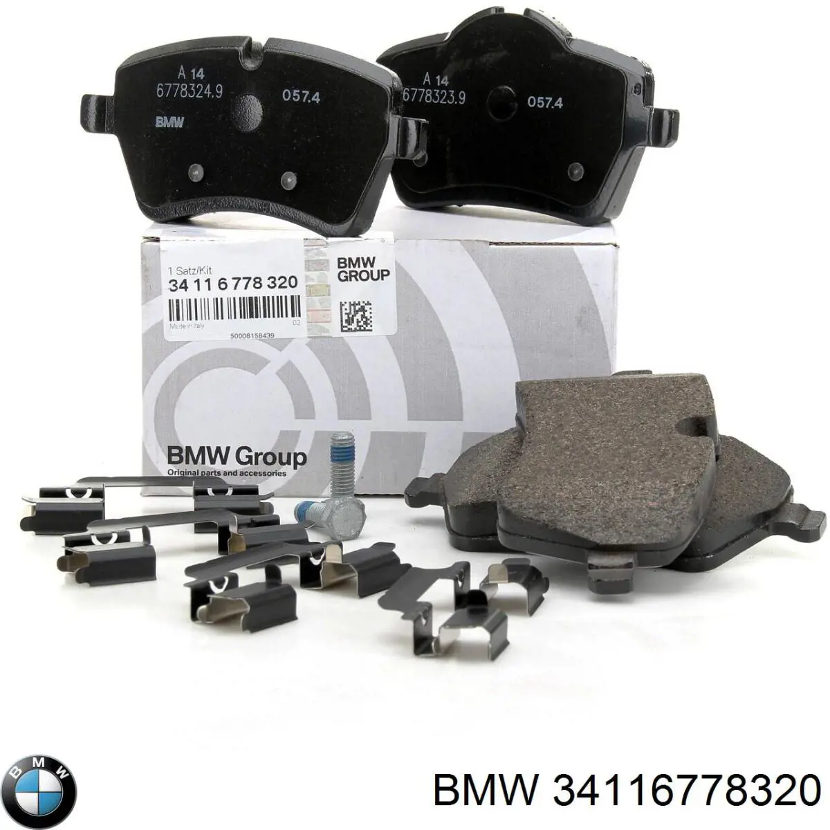 34116778320 BMW Klocki hamulcowe przednie tarczowe