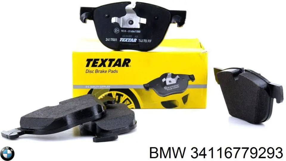 Klocki hamulcowe przednie tarczowe BMW 34116779293 cena, od 38,07 USD