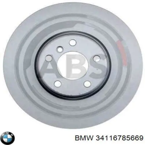 34116785669 BMW Tarcza hamulcowa przednia