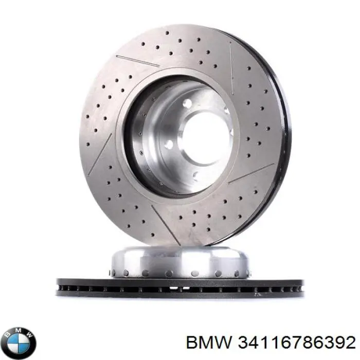 Tarcza hamulcowa przednia BMW 34116786392 cena, od 116,24 USD