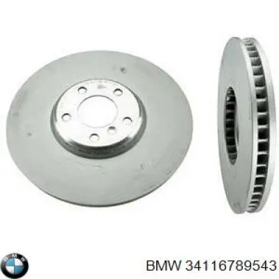 Tarcza hamulcowa przednia BMW 34116789543 cena, od 187,10 USD