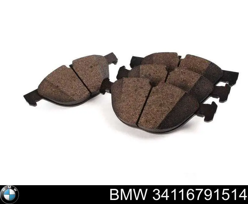 34116791514 BMW Klocki hamulcowe przednie tarczowe