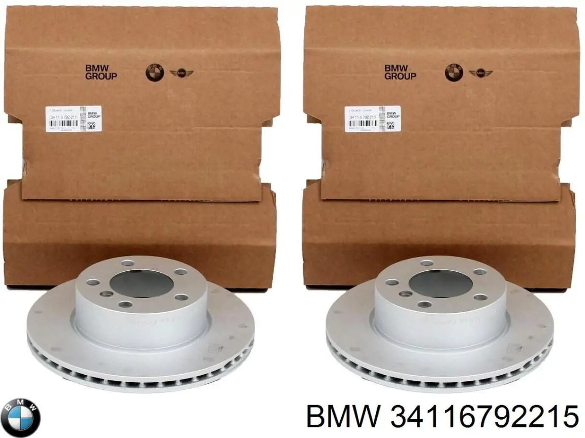 Tarcza hamulcowa przednia BMW 34116792215 cena, od 49,43 USD