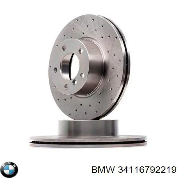 34116792219 BMW Tarcza hamulcowa przednia