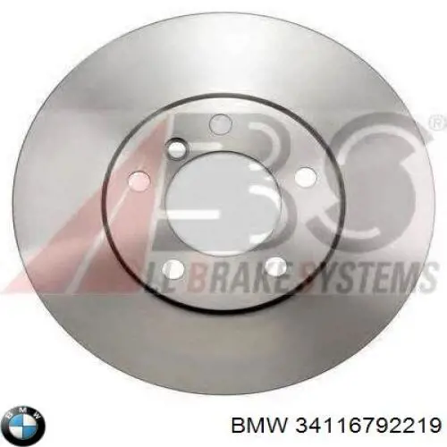 Do koszyka 34116792219 BMW Tarcza hamulcowa przednia