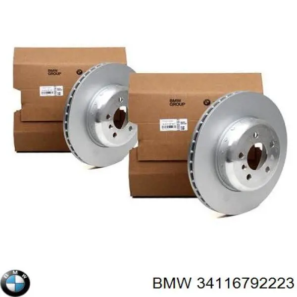 Tarcza hamulcowa przednia BMW 34116792223 cena, od 109,13 USD